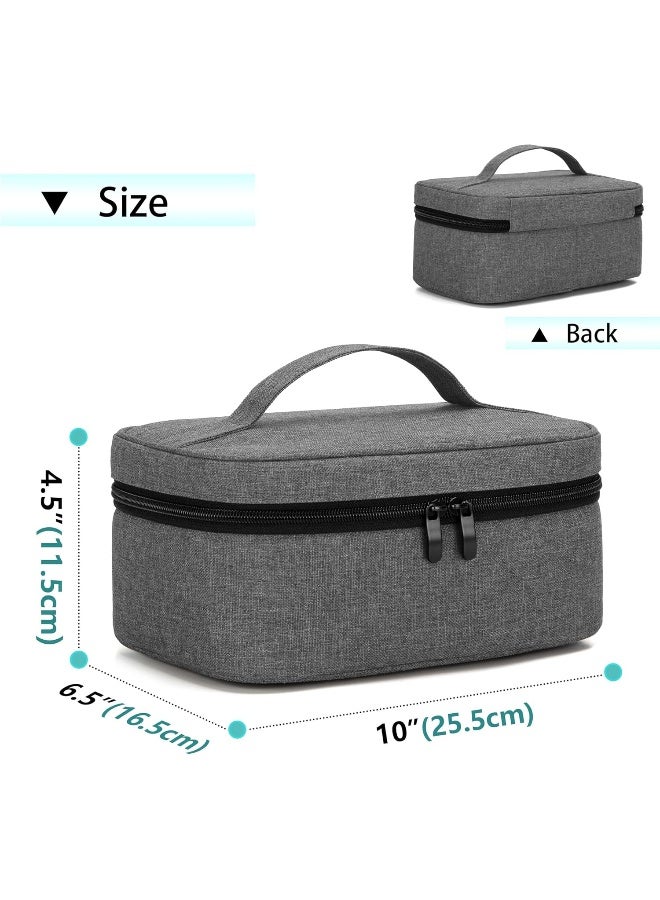 BAFASO Wearable Breast Pump Bag Compatible with Elvie and Momcozy Breast Pump, Case for Wearable Breast Pump and Extra Parts (Patent Pending), Gray - Image 5