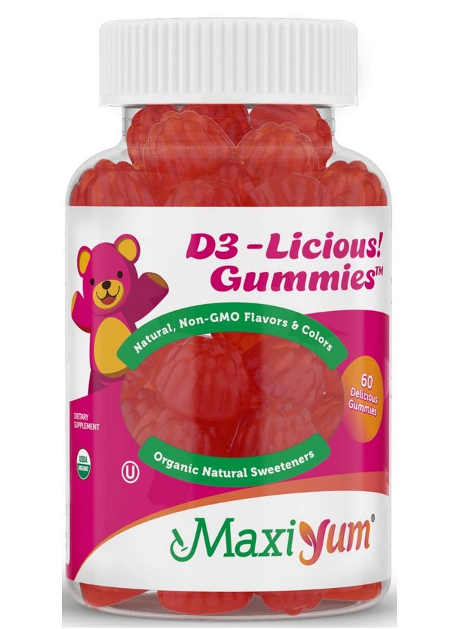 Maxi Health - Vitamin D Gummies (60 Gummies) - Image 1