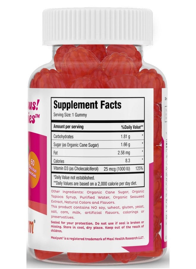 Maxi Health - Vitamin D Gummies (60 Gummies) - Image 1