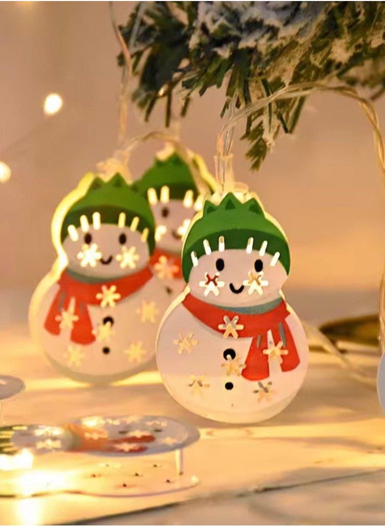 Generic Syria light metal Christmas shapes   Size 3 meters in a sealed box  The material of the branch is metal  Available with lighting and room  Operates with regular battery  - Image 4