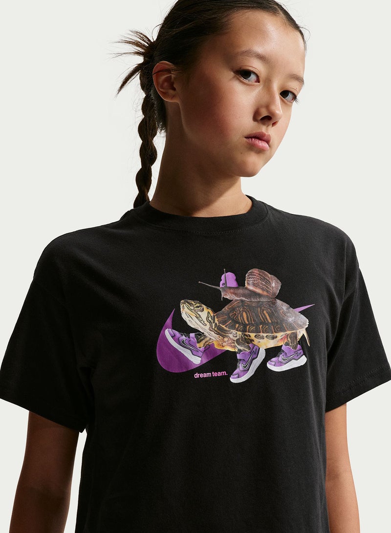 Nike GIRLS  SPORTSWEAR TEE OC BOXY SLOW - Image 3