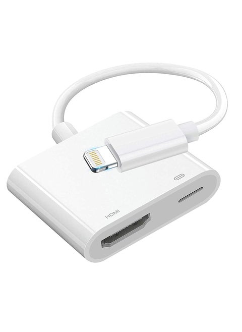 lightning to HDMI Adapter 1080P Lighing Digital AV Adapter with lightning Charging Port HDMI Sync Screen Connector