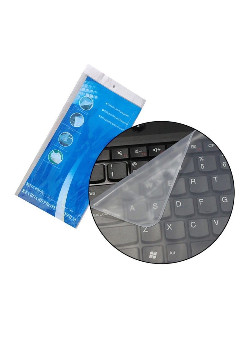 Laptop Keyboard Case Notebook Keyboard Skin Protector Cover,Keyboard Protective Film Clear 5 To 12 Inches - Image 1