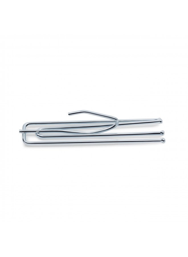Dritz Home 44323 Short Neck Pleater Drapery Hooks (14-Piece) , Silver - Image 3