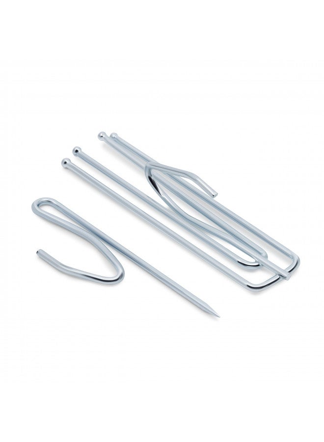 Dritz Home 44323 Short Neck Pleater Drapery Hooks (14-Piece) , Silver - Image 2