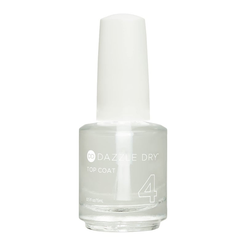 Dazzle Dry Top Coat - Step 4 - A Quick Dry Top Coat Nail Polish - A Gel Nail Polish Top Coat Alternative for Long-Lasting, Non-Toxic Manicures (0.5 fl oz) - Image 1