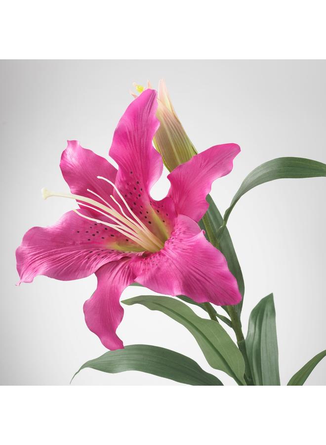 erorex Artificial flower, Lily/pink, 85 cm - Image 3