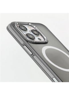Techie Translucent Magsafe Back Cover Case with Raised Metal Camera Lens Protector for Apple iPhone 16 Pro - Military Grade Drop Protection, Anti-Fingerprint and Anti-Yellowing – Matte Grey  - Image 2