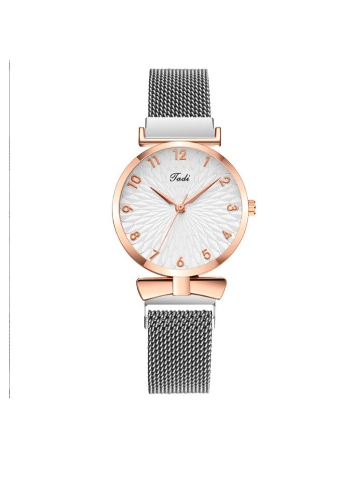 Fedi Women's Watch Diamond  Quartz Womens Watch Mesh Belt Wear Resistant Ladies Wrist Watches Nature Beauty  - Image 1
