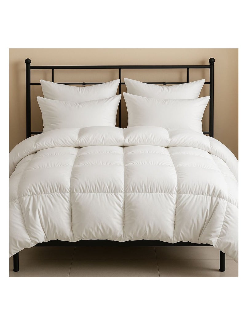 يارلن-لحاف فايبر 220*240-أبيض