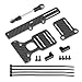 ZMHOBBY Carbon Fiber 110 LCG Chassis and Links Kit Capra Battery on Axle Servo Mount Chassis Brace Power Wagon Cab Body Mount BOA Servo Mount - Image 2