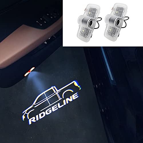 uunonaha 2Pcs Car Door LED Logo Projector Welcome Lamp Door Light Ridgeline Puddle Lights Kit Compatible with 20172021Ridgeline Accessories Ridgeline 02 - Image 1
