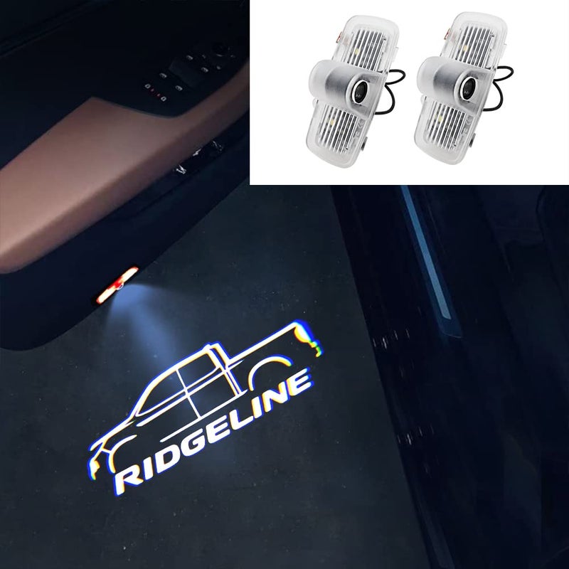 uunonaha 2Pcs Car Door LED Logo Projector Welcome Lamp Door Light Ridgeline Puddle Lights Kit Compatible with 20172021Ridgeline Accessories Ridgeline 02 - Image 2