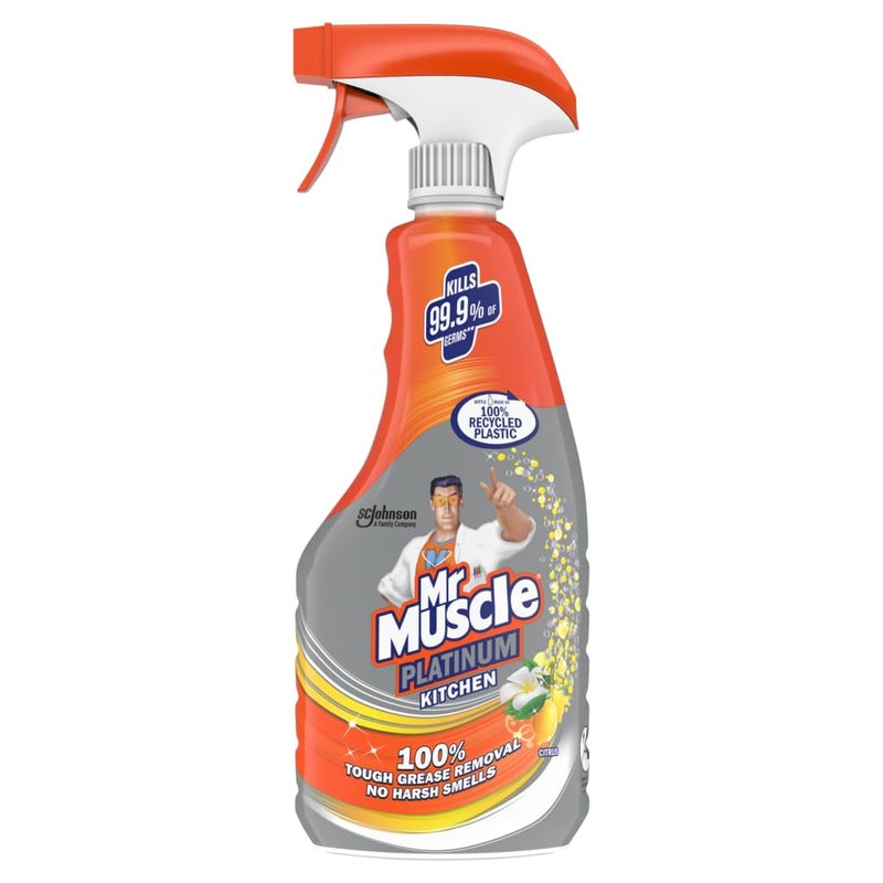 Mr Muscle Mr. Muscle Platinum Kitchen Cleaning Spray 500mll - Image 4