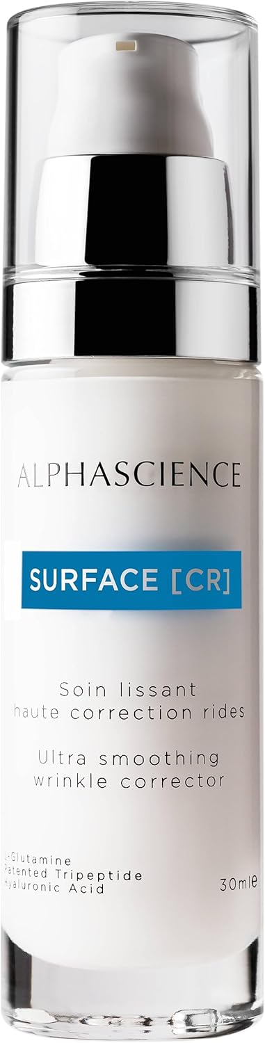 ALPHASCIENCE Surface CR  Moisturizing  Tightening Face Cream  Improves Elasticity  Helps Reduce Appearance of Signs of Aging  Hydrates  Smooths  PreservativeFree  30 ml  1 fl oz