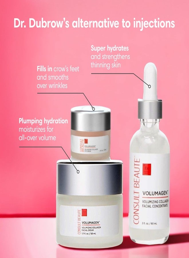 Consult Beaute Volumagen TRIO Skin Care For Plumper & Smoother Skin - Collagen, Hyaluronic Acid and Ceramides - Doctor Formulated for Face, Neck and Eyes - Boost Moisture for Glowing Complexion - Image 2