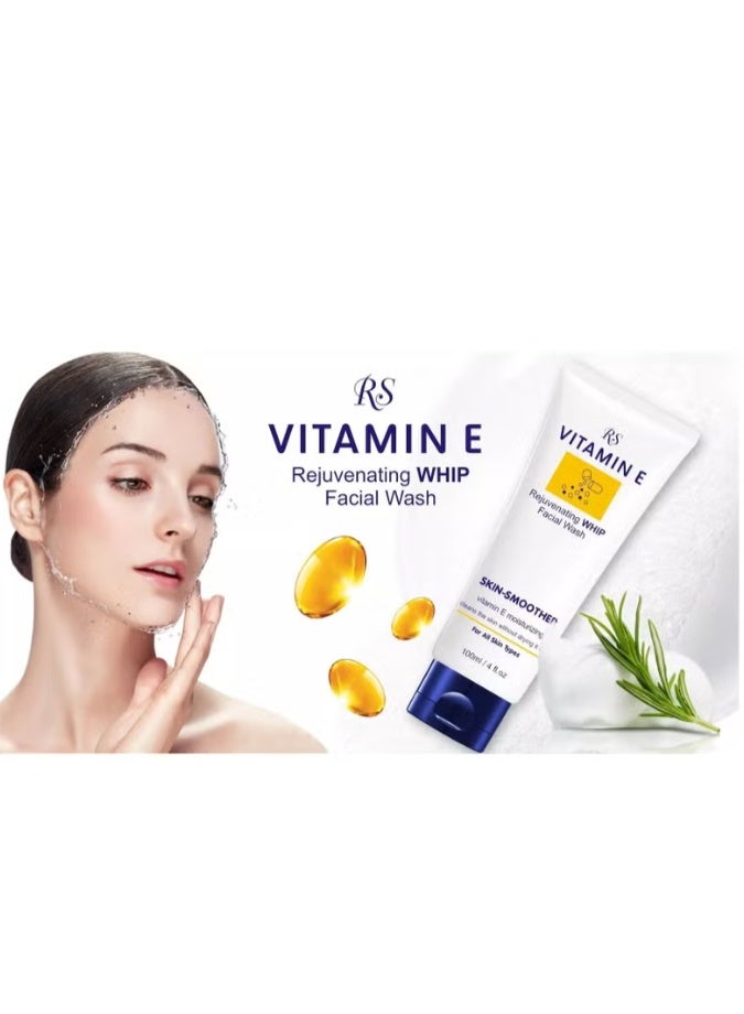 AR Vitamin E Rejuvenating WHIP Facial Wash 190g | Skin Smoother & Moisturizing Cleanser - Image 2