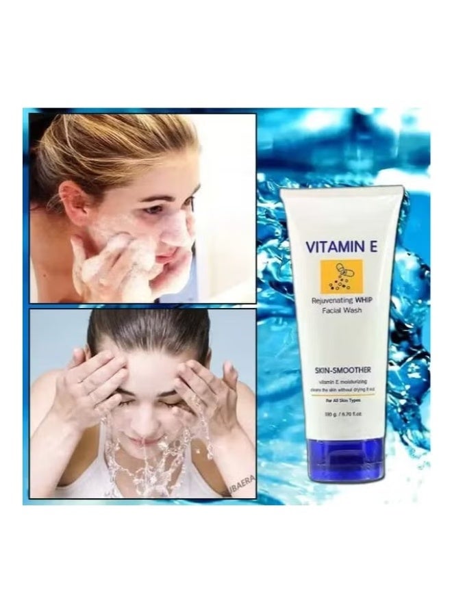 AR Vitamin E Rejuvenating WHIP Facial Wash 190g | Skin Smoother & Moisturizing Cleanser - Image 4