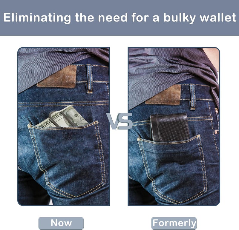 CKLT Creative Metal Money Clip,Handiness Wallet Credit Card Clip,Minimalist Front Pocket Wallet,Ideal Men's Boy's Gift - Image 5