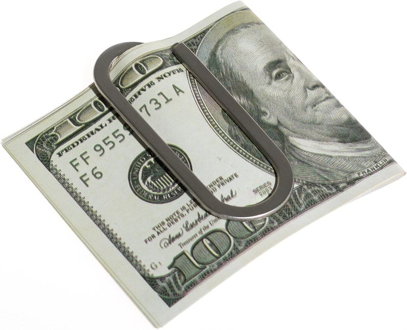 CKLT Creative Metal Money Clip,Handiness Wallet Credit Card Clip,Minimalist Front Pocket Wallet,Ideal Men's Boy's Gift - Image 2