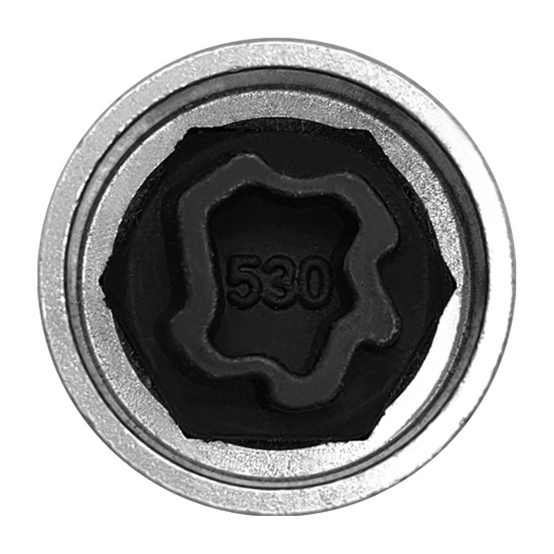 Anti Theft Wheel Lock Nut Key Size 530 Replacement Security Socket Wrench Tool - Image 2