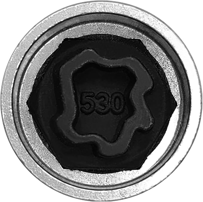 Anti Theft Wheel Lock Nut Key Size 530 Replacement Security Socket Wrench Tool - Image 1