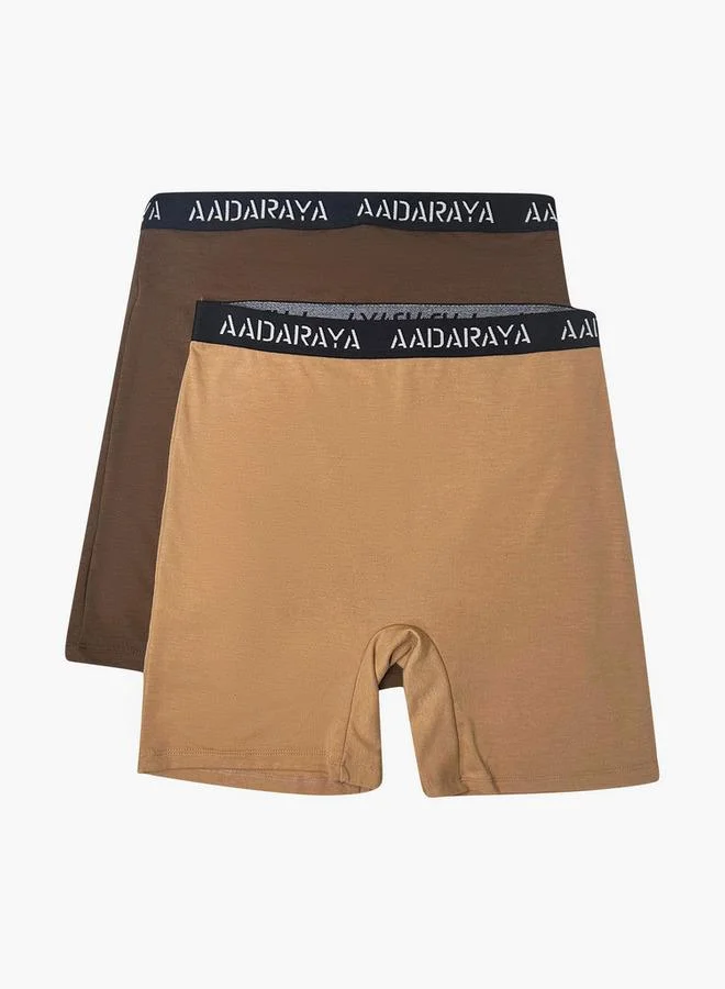 Aadaraya Set of 2 - Aadaraya Light Control Tummy & Thigh Slimming Shapewear Briefs