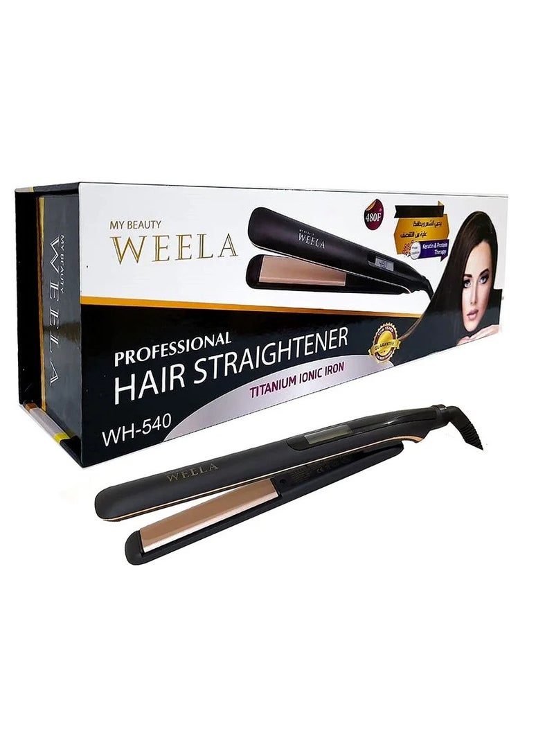 weela Ceramic Hair Straightener From Wella No WH540 - Image 1