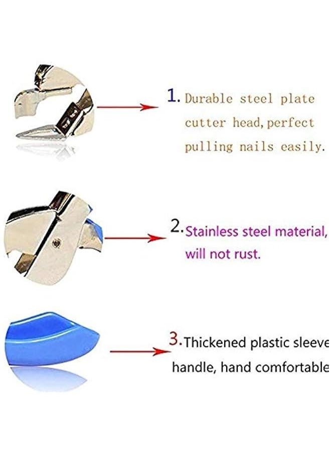 Generic - Dedicated Staple Remover, Staples Remover Tool for School Office Family' Paper Work, Efficient Staple Removing with Rubber Handle, 2 pcs (Pink) … - Image 1