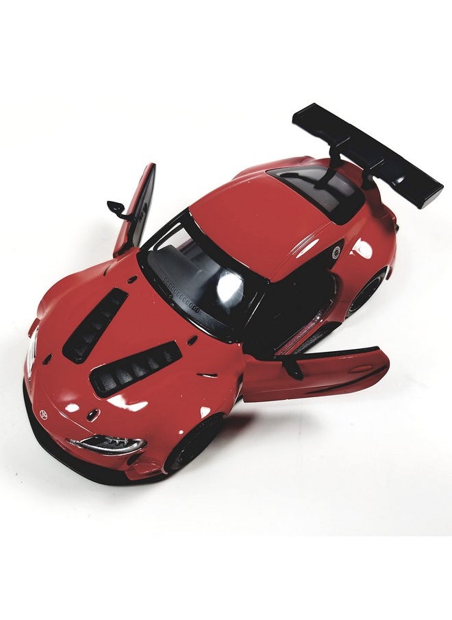 Kinsmart Toyota Gr Supra Concept Racing Edition 1/36 Scale Diecast Race Car (Red)  - Image 2