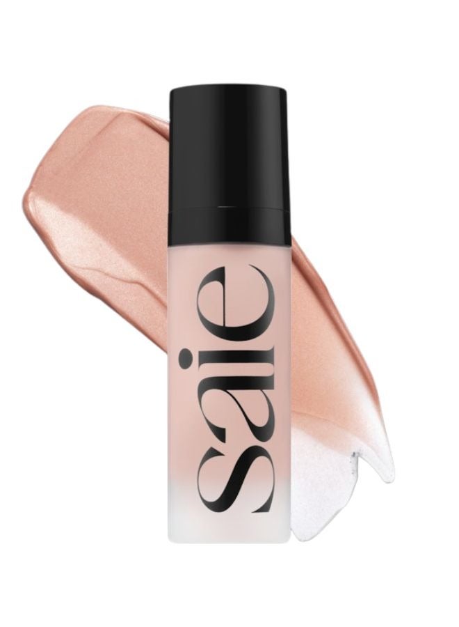 Saie Glowy Super Gel - Lightweight Dewy Multipurpose Illuminator ,  Roseglow - universal rose gold glow -  30ml - Image 1