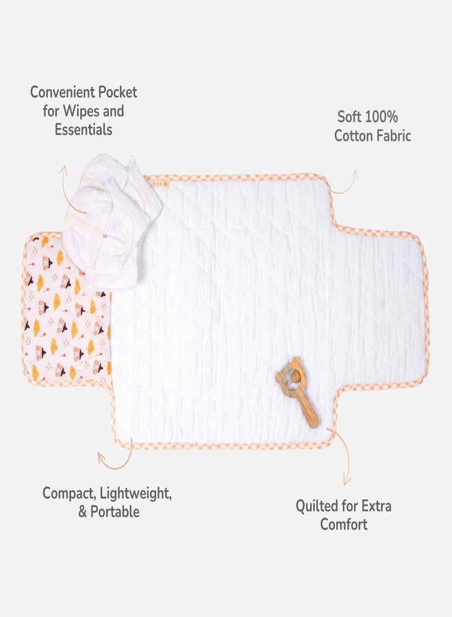 Tidy Sleep Portable Diaper Changing Mat/Pad for Newborns & Infants Baby 0-24 Months Light Weight, Portable, Water Proof (Whimsy Magic) - Image 5