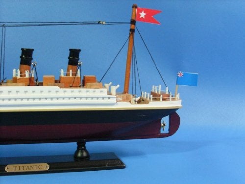 Hampton Nautical RMS Titanic Cruise Ship, 14" , White - Image 5