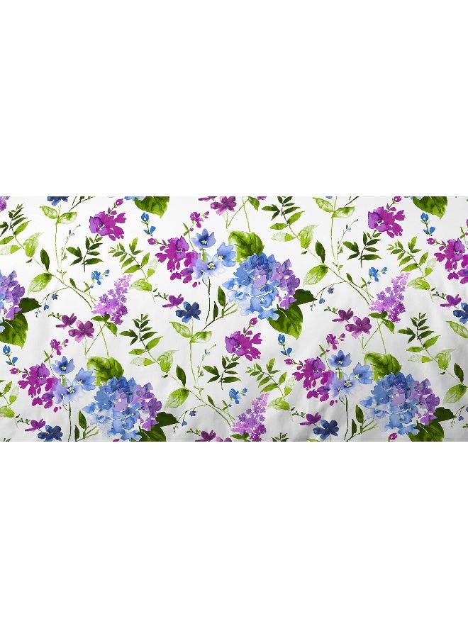 Pointehaven Bedding 4 Pieces Queen 100% Cotton Percale Sheets- Printed Bed Sheet & Pillowcase Sets- Soft Cotton Bed Sheets Set- Fits Mattress 19 inches Deep Pocket (Queen, Prima) - Image 3