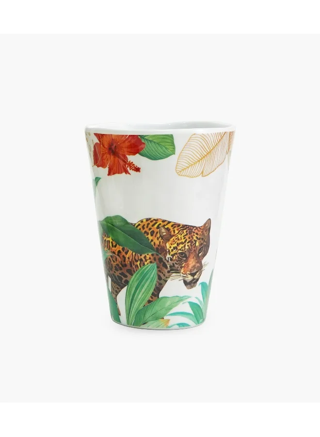 Roomours Leopard Tumbler Melamine 1 Pieces