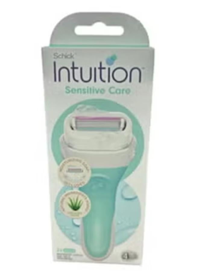 Schick Intuition Shaving razor and foaming mousse with Aloe Vera and Vitamin E - Image 3