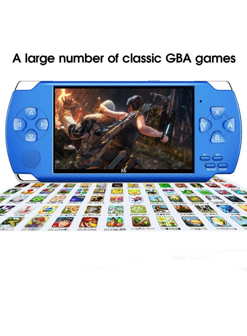 X6 Retro Handheld Video Game Console, 8GB 128-bit 10000+ Games 4.3inch, Support Music Video with Camera - Image 4