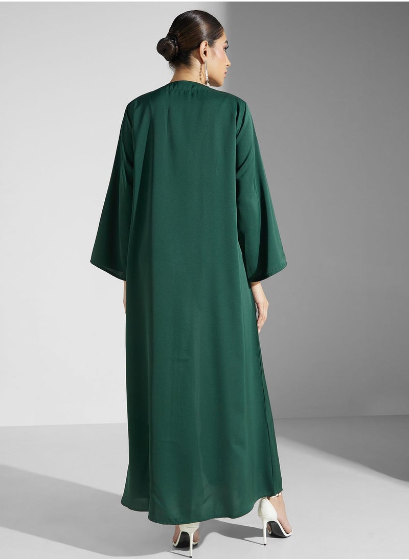 Khizana - Embellished Detail Abaya - Image 1
