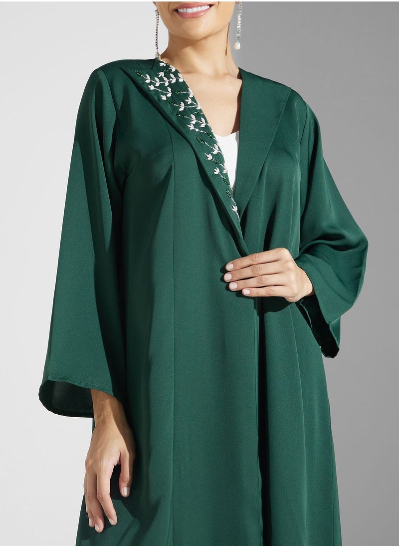 Khizana - Embellished Detail Abaya - Image 1