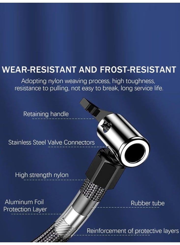 Portable Electric Air Compressor 150 PSI Fast Inflation with LCD Screen for Car Bicycle and Sports Balls - Image 5