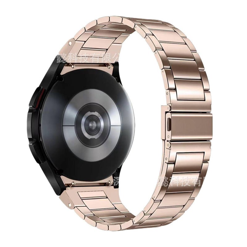 سوار ساعة ذكية باللون فضي قابل للتعديل سوار معدني من الستانلس ستيل متوافق مع Samsung Galaxy Watch 7 بملاءمة قابلة للتعديل وحزام بديل - Image 5