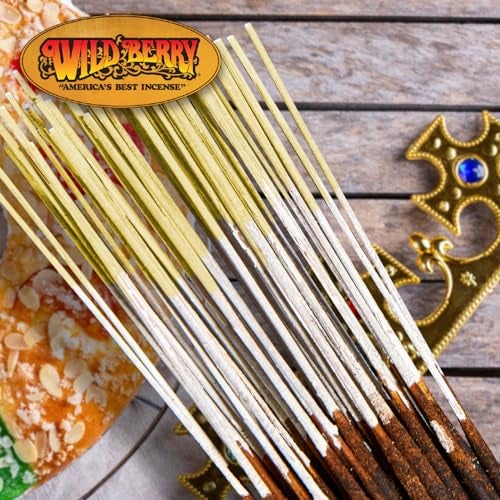 Wild Berry Incense Sticks - King Cake - Delectable Cinnamon Sugar Scent with Vanilla - Hand Dipped in The USA (100 Count) - Image 2