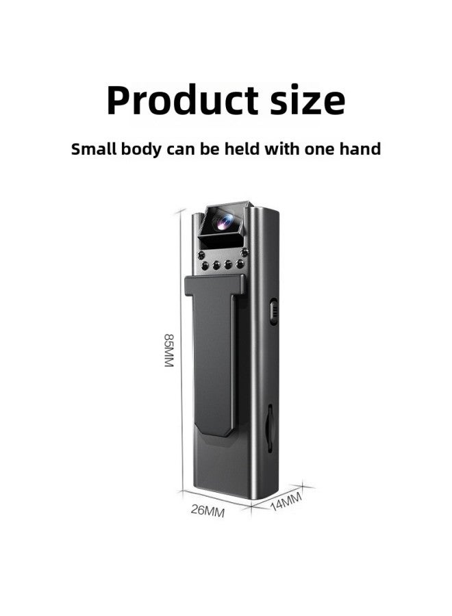 Generic WIFI Optional HD Clip-on Recorder Security Patrol Inspection Riding Learning Interview Competition Recorder-Body Color:Black Without WiFi  - Image 4