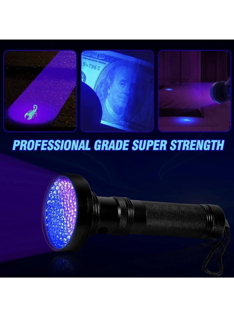 UV Flashlight Black Light, 100 LED 395nm Ultraviolet Blacklight, Handheld Detector for Dog Cat Urine, Pet Dry Stains, Bed Bug, Dangerous Leaks and Scorpion  - Image 5