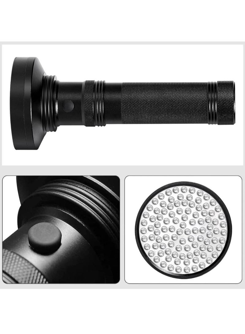 UV Flashlight Black Light, 100 LED 395nm Ultraviolet Blacklight, Handheld Detector for Dog Cat Urine, Pet Dry Stains, Bed Bug, Dangerous Leaks and Scorpion  - Image 3