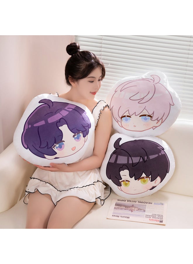 Ultra Soft Qiyu Pillow Hanging Decoration Reclining Backrest Sleep Pillow Deep Space Romance Li Jin Sitting Pad For Youth-Specifications:[Alien] Qi Yu-Color:10cm Pendant 30g (press Squeak)  - Image 4