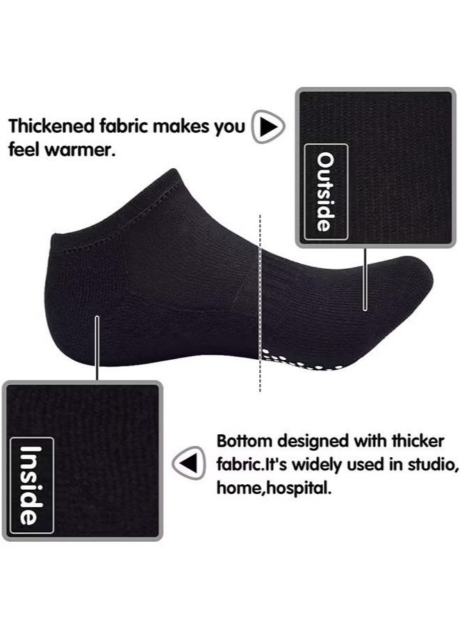 Generic Non Slip Socks for Women, All Season Fashion, Simple Casual Sports Socks, Yoga, Ballet, Dance, Fitness, Football, Hospital, Medium Size Socks, Free Size 2pcs - Image 4