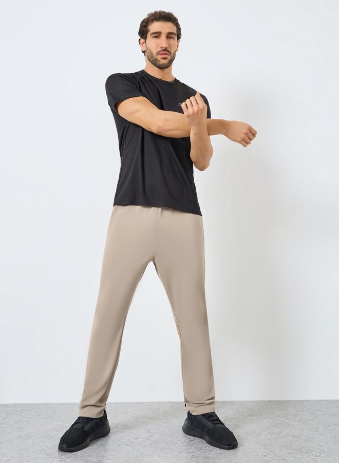 Styli Men Khaki Slim Fit Joggers - Image 2