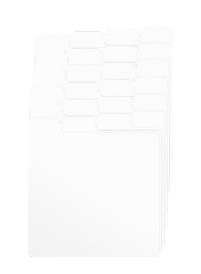 Alfion 3x5 Index Card Alphabet Tab Dividers 24 pcs (White) - Image 2