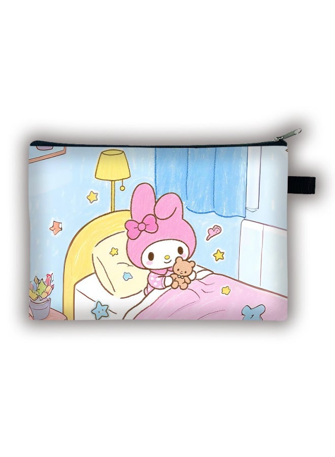 New Melody Coin Purse For Students, Cute Large-capacity Desktop Cartoon Storage Bag, Children's Large Key Card Holder